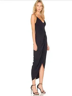 princess polly maxi dress Haley Mid Blue Size:S 2/4 group-79 Pink Flower Strapless Black